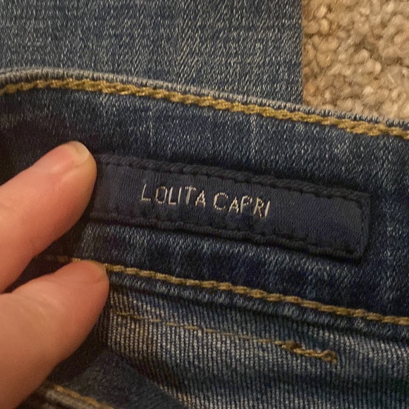 🍀Lucky jeans 🍀Lolita capri size 4 27 - Picture 3 of 6
